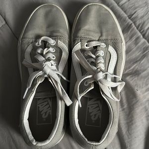 low too grey vans
